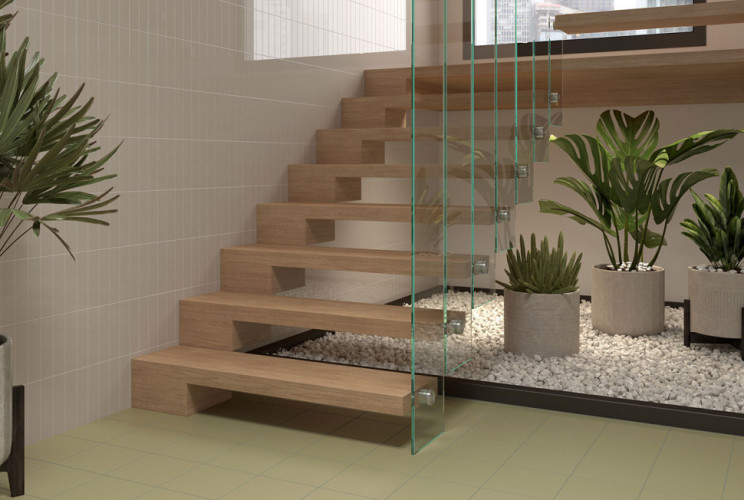 Плитка Equipe Costa Nova 28459 Grey Matt 5x20