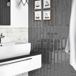 Плитка Equipe Metro 20904 Dark Grey 7,5x30