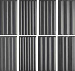 Плитка 41ZERO42 4100324 WigWag Black 7,5x15