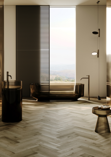 Кварцевый ламинат SPC Fargo Herringbone Дуб Марракеш 44-81996-10