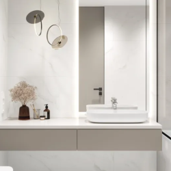 Керамогранит Laparet х9999309668 Calacatta Michael белый матовый карвинг 60х120