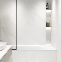 Керамогранит Laparet х9999309668 Calacatta Michael белый матовый карвинг 60х120