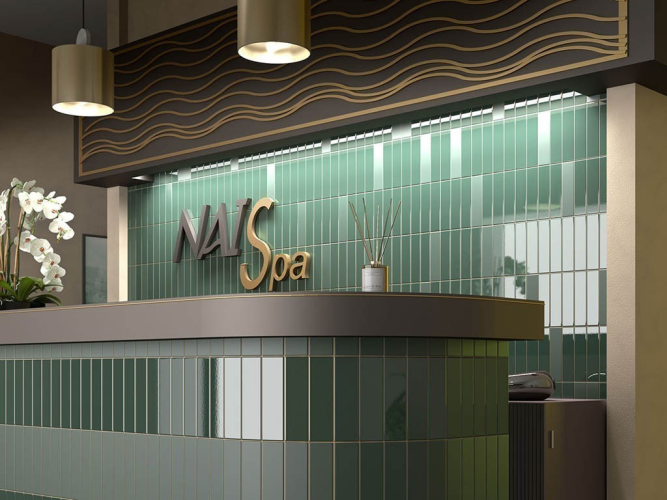 Плитка Equipe Costa Nova 28455 Laurel Green Matt 5x20