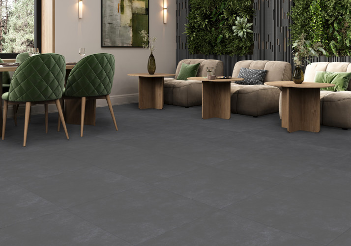 Керамогранит Delacora D60238M Life Cement Graphite матовый 60x60