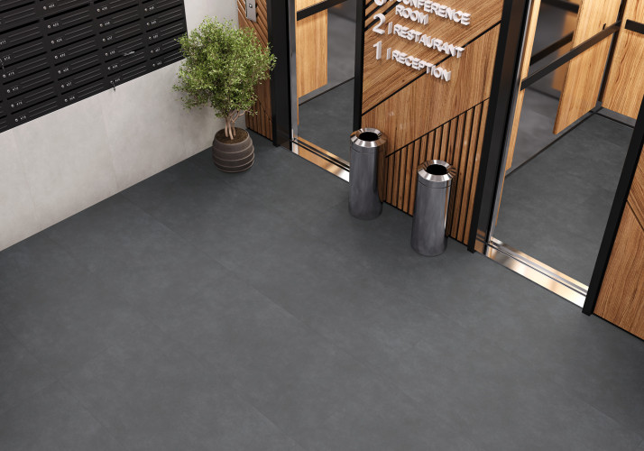 Керамогранит Delacora D60238M Life Cement Graphite матовый 60x60