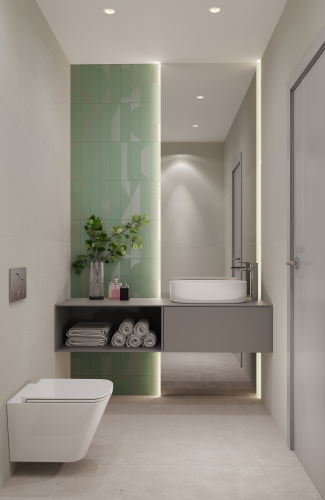 Плитка Smile Tile Rivera Mist Green 7.5x30