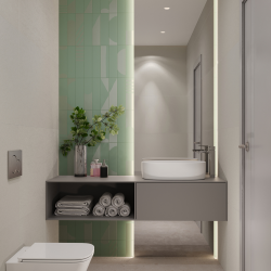 Плитка Smile Tile Rivera Mist Green 7.5x30