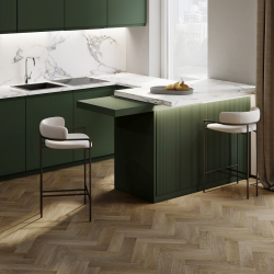 Кварцевый ламинат SPC Fargo Herringbone Дуб Монако 44-63W948