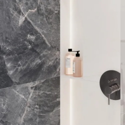 Керамогранит Laparet х9999311438 Jerico Nero чёрный матовый карвинг 60х120