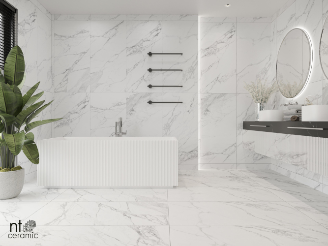 Керамогранит NT Ceramic NTT99527С Artic statuario Carving 60x120