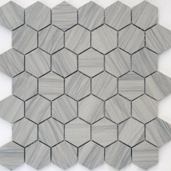 Мозаика LeeDo Ceramica Marmara Grey POL hex (23x40x8) 292x289, полированная глянцевая