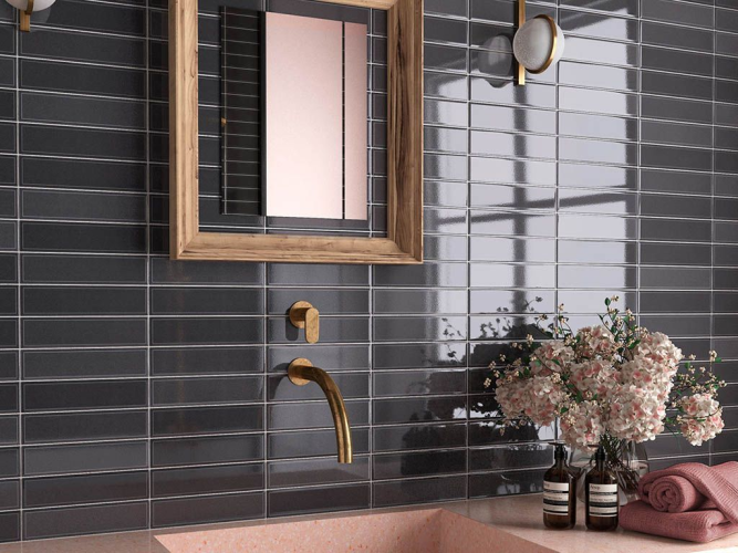 Плитка Equipe Limit 27527 Noir 6x24,6