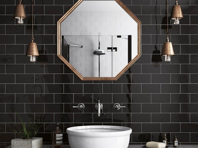 Плитка Equipe Evolution 12740 Negro Brillo 7,5x15