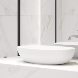 Керамогранит Laparet х9999309666 Borgini Bianco белый матовый карвинг 60х120