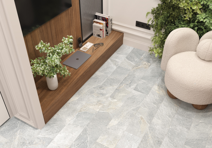 Керамогранит Delacora GP2090SNN05L Santorini Gris 20x90