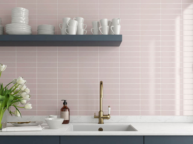 Плитка Equipe Costa Nova 28463 Pink Stony Matt 5x20