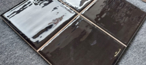 Керамическая плитка Dar Ceramics Noa-Sticks Noa black 20x20