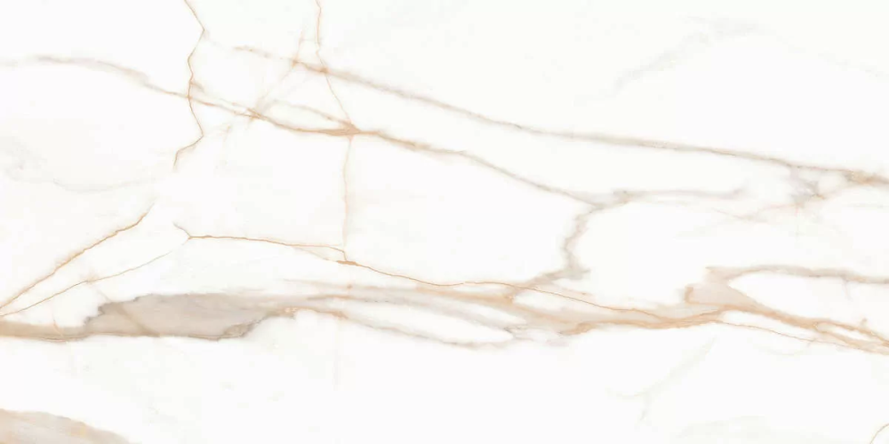 Керамогранит Ceradim х9999301486 Calacatta Goddes Gold Белый Полированный 60х120