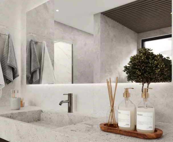 Керамогранит Laparet 48048R Pluto light матовый обрезной 40x80