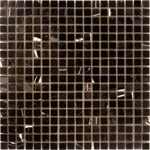 Мозаика LeeDo Ceramica Nero oriente POL (15x15x7) 305х305, полированная глянцевая (под заказ)