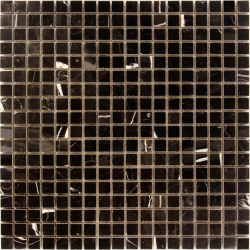 Мозаика LeeDo Ceramica Nero oriente POL (15x15x7) 305х305, полированная глянцевая (под заказ)