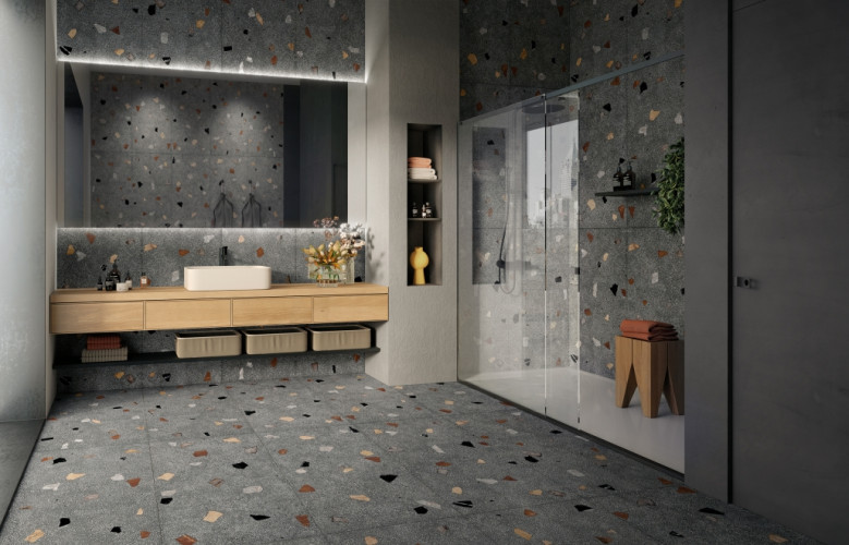 Керамогранит Coliseum Palladio Black / Палладио Блэк 60x120