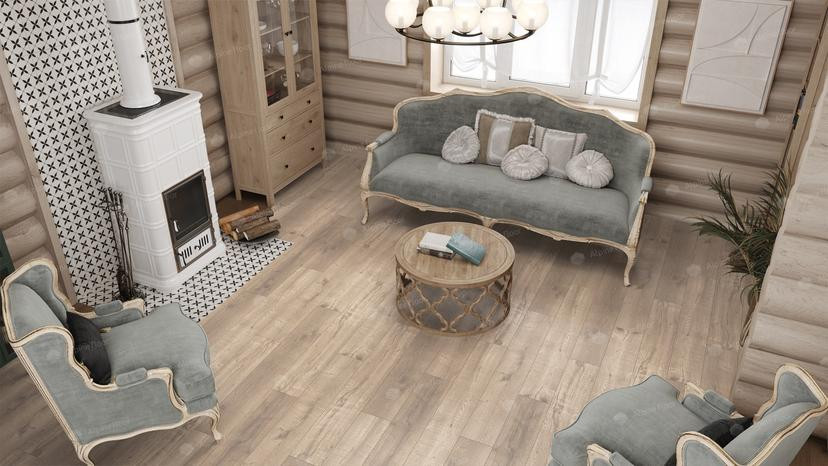 Кварцвиниловая плитка Alpine Floor Real Wood Дуб натуральный ECO 2-5 MC