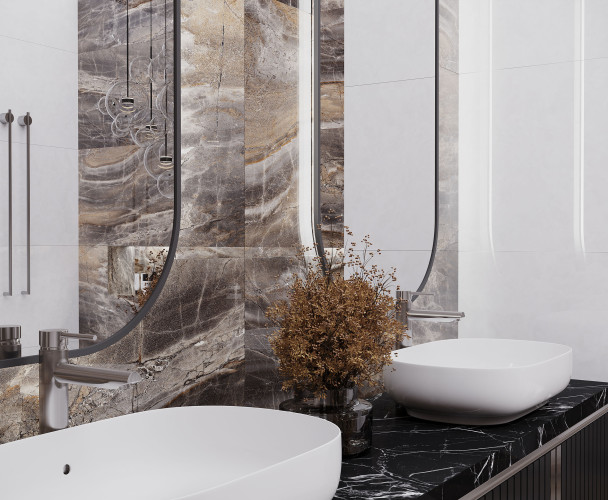 Керамогранит Laparet Electra Brown Полированный 60x60