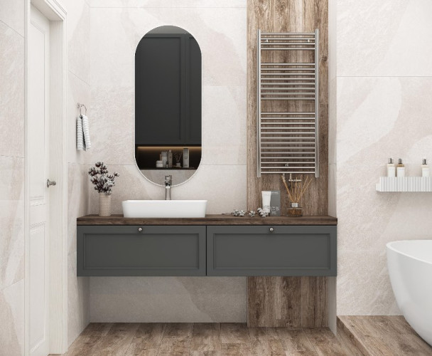 Керамогранит Laparet Forenza Bianco х9999293166 светло-серый 60х120