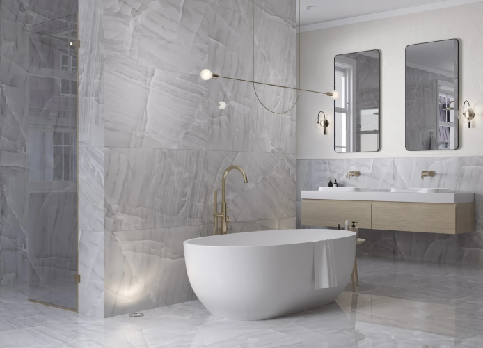 Керамогранит Kerranova K-2091/LR Moroz I Solnce Серый 60x120