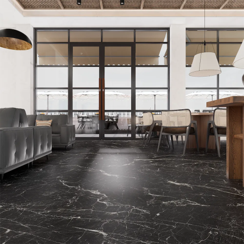 Керамогранит NT Ceramic NTT9521M Calacatta Black Mat 60x120