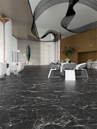 Керамогранит NT Ceramic NTT9521M Calacatta Black Mat 60x120