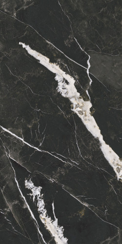 Керамогранит Global Tile Flame GT1206020105LGR Черный 60x120