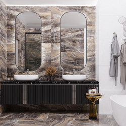 Керамогранит Laparet Electra Brown Полированный 60x120