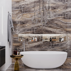 Керамогранит Laparet Electra Brown Полированный 60x120