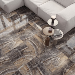 Керамогранит Laparet Electra Brown Полированный 60x120