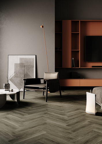 Кварцевый ламинат SPC Fargo Herringbone Дуб Верде 44-3046-4