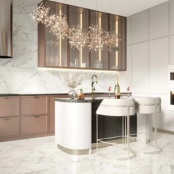 Керамогранит Laparet 48046R Angel blanco глянцевый обрезной 40x80