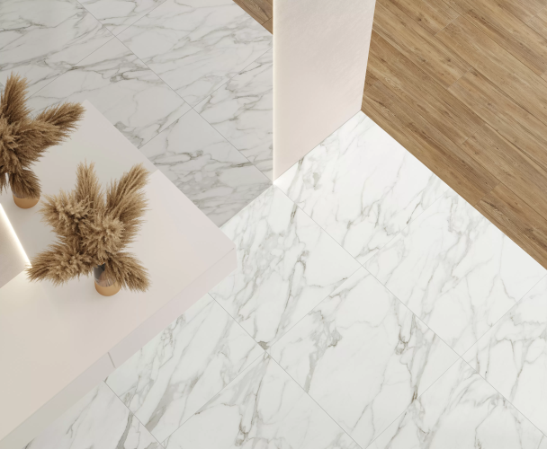 Керамогранит Laparet 48046R Angel blanco глянцевый обрезной 40x80