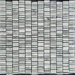 Мозаика Pixel Mosaic PIX 316 Jet Green, чип произвольный, сетка 310х307х6 мм, Матовая