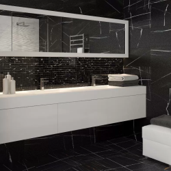 Керамогранит Kerranova K-1004/LR Marble Trend Nero Dorato 600x600x10