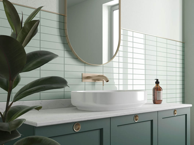 Плитка Equipe Costa Nova 28443 Aloe Glossy 5x20