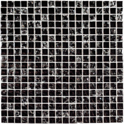 Мозаика Bonaparte Strike Black (15х15х8) 300х300, глянцевая рельефная 