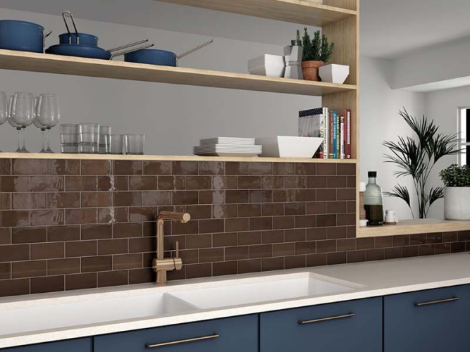 Плитка Equipe Village 25644 Walnut Brown 6,5x20