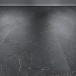 Кварцвиниловая плитка Vinilam Allure Stone Glue Вулканический Черный 88809