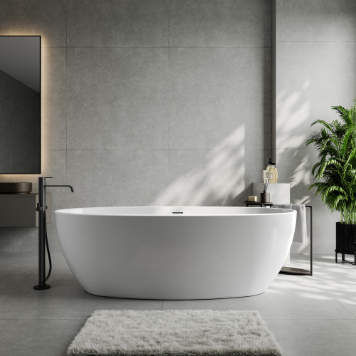 Акриловая ванна ABBER AB9504 белая