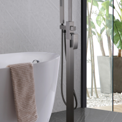 Смеситель ABBER Wasserfall AF8615NG напольный, никель