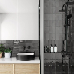 Плитка Equipe Manacor 26906 Black 7,5x15