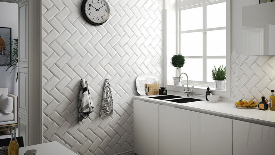 Плитка Equipe Metro 14026 White Matt 10x20