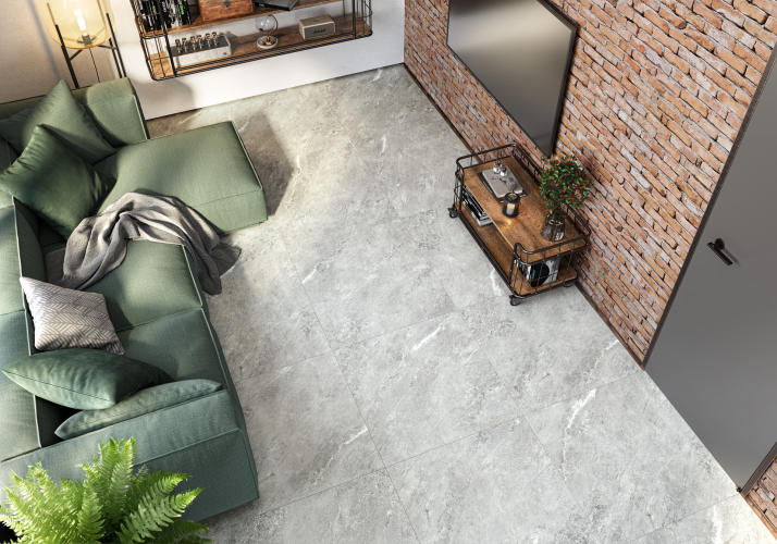 Керамогранит LCM 8080AJA15M Ajax Gray матовый карвинг 80x80